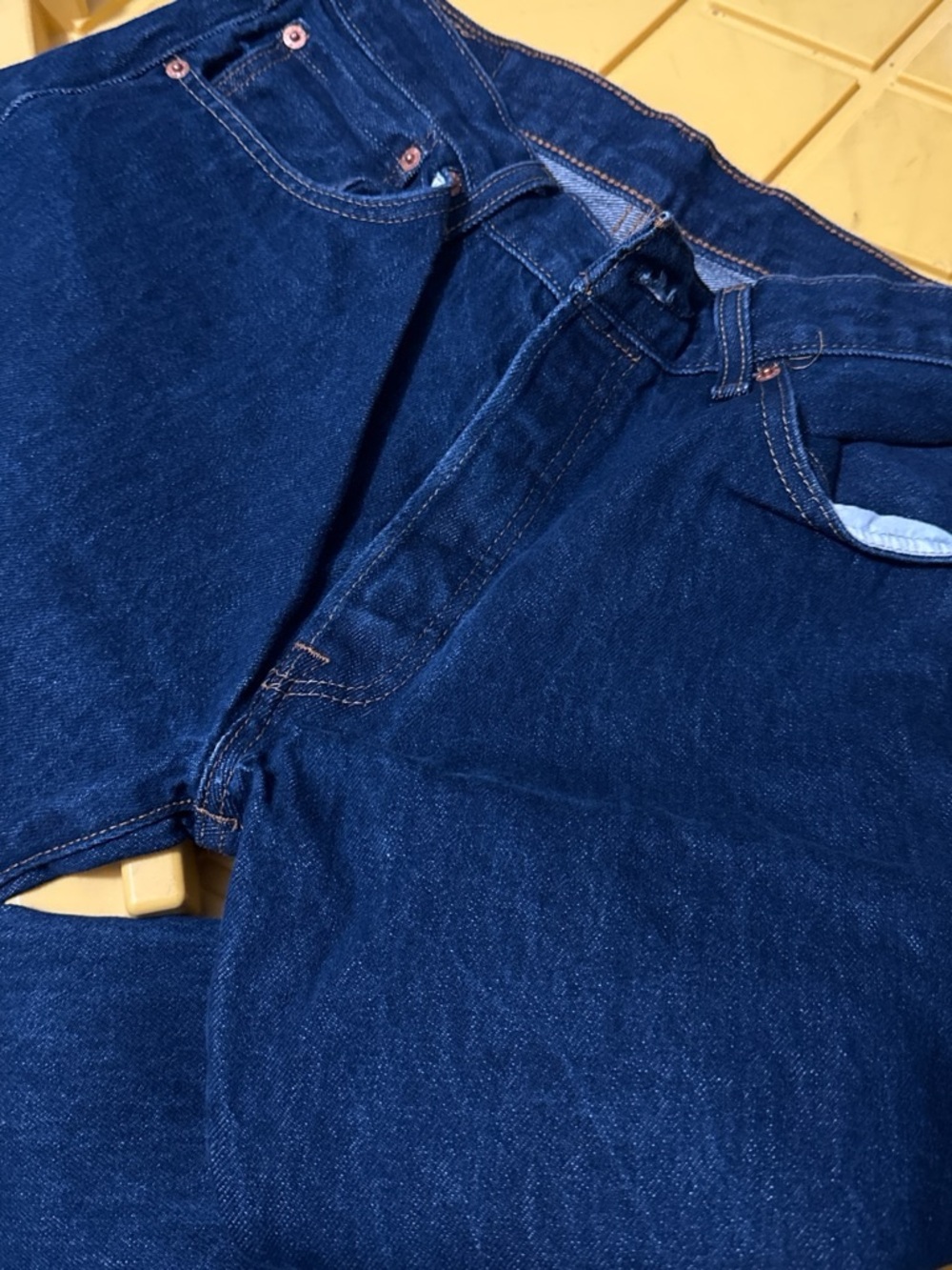 Levi's Relaxed Fit Deep Blue Denim Jeans